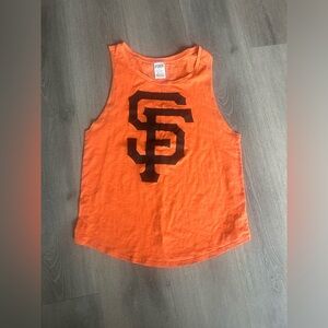 PINK Victoria's Secret Bright Orange SF Giants Tank